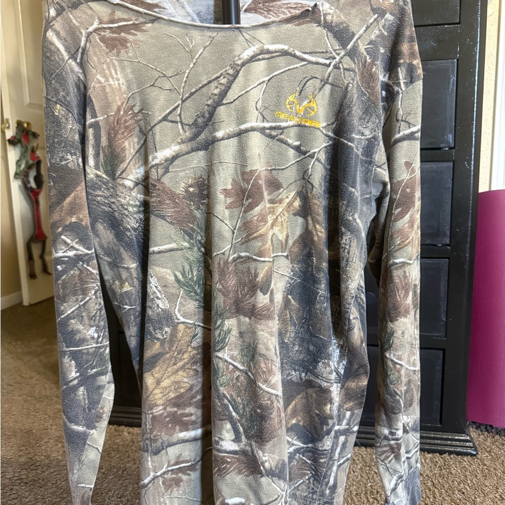 Camo Long Sleeve Shirt with Realtree Logo